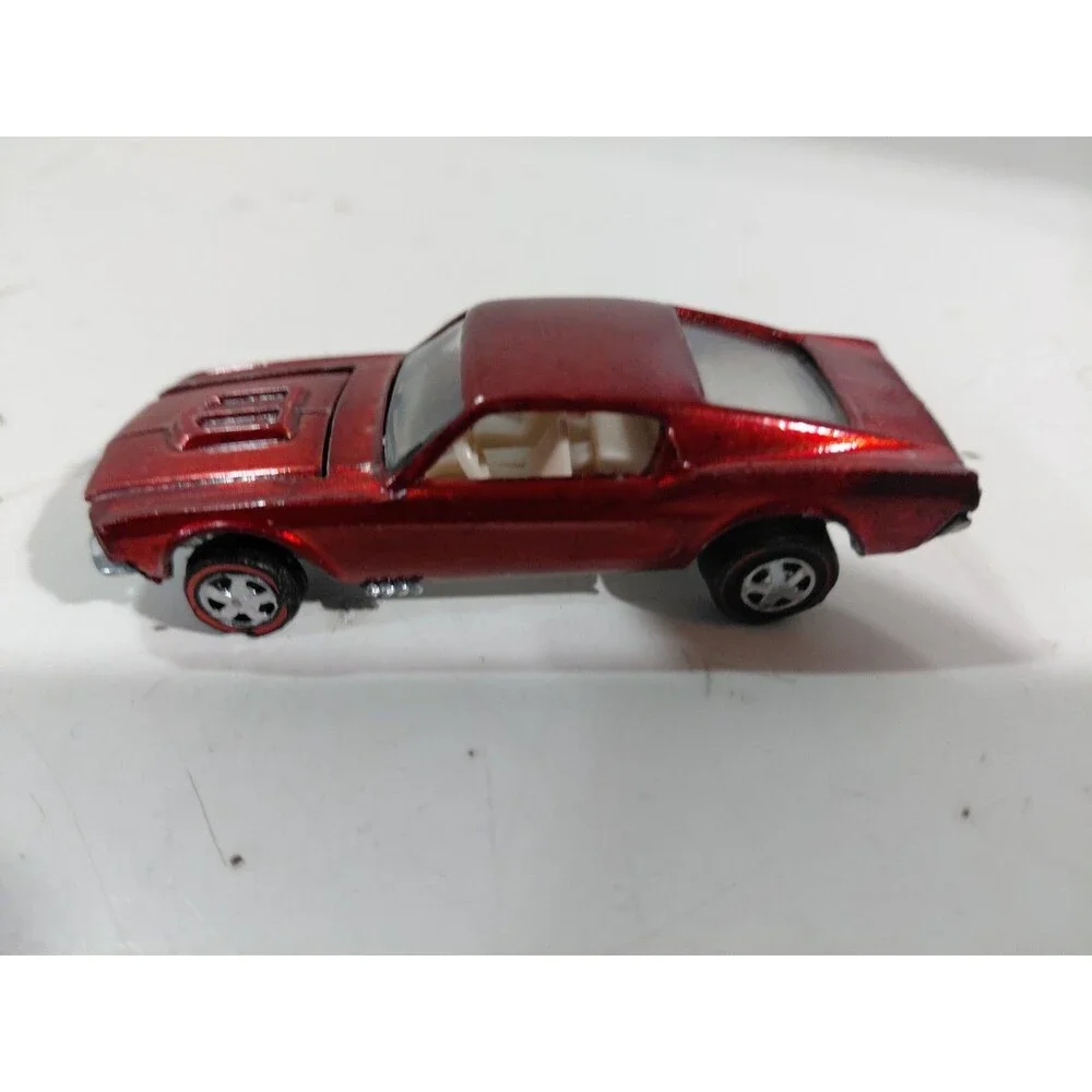 Hot Wheels 1:64 DieCast Red Line 1968 USA Custom Ford Mustang Muscle Car Repaint